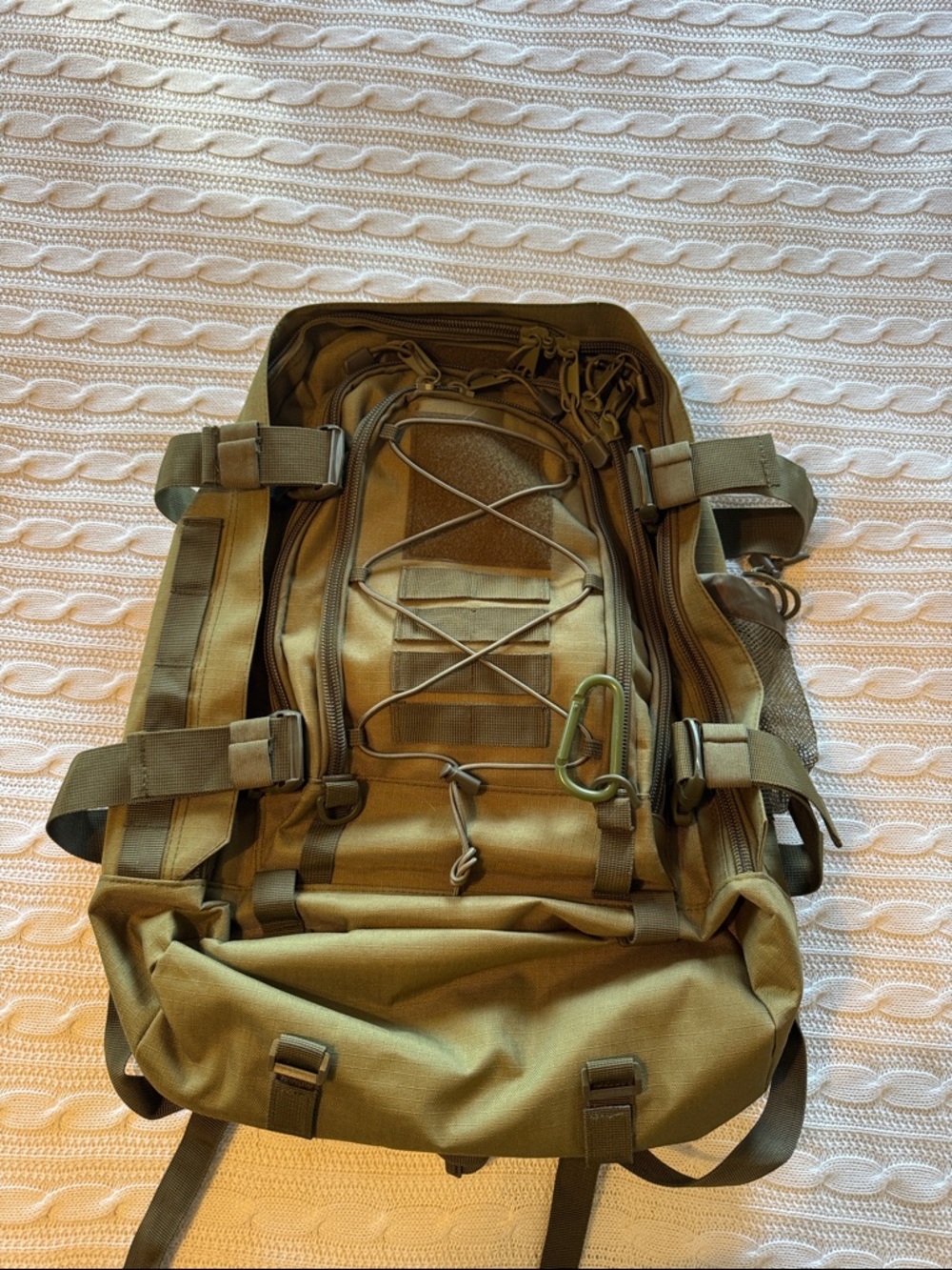Men's Tactical Backpack in Olive Green - Rugged Outdoor Carry